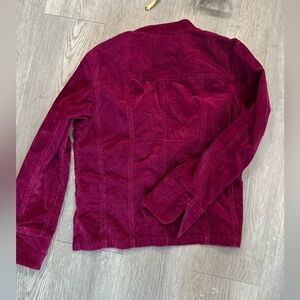 Charter Club Women's Corduroy Jacket - Burgundy